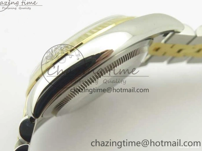 0413 DateJust 36 SS YG 126233 ARF 1:1 Best Edition Black Dial Stick Markers on SS YG Jubilee Bracelet SH ModernLook 3432